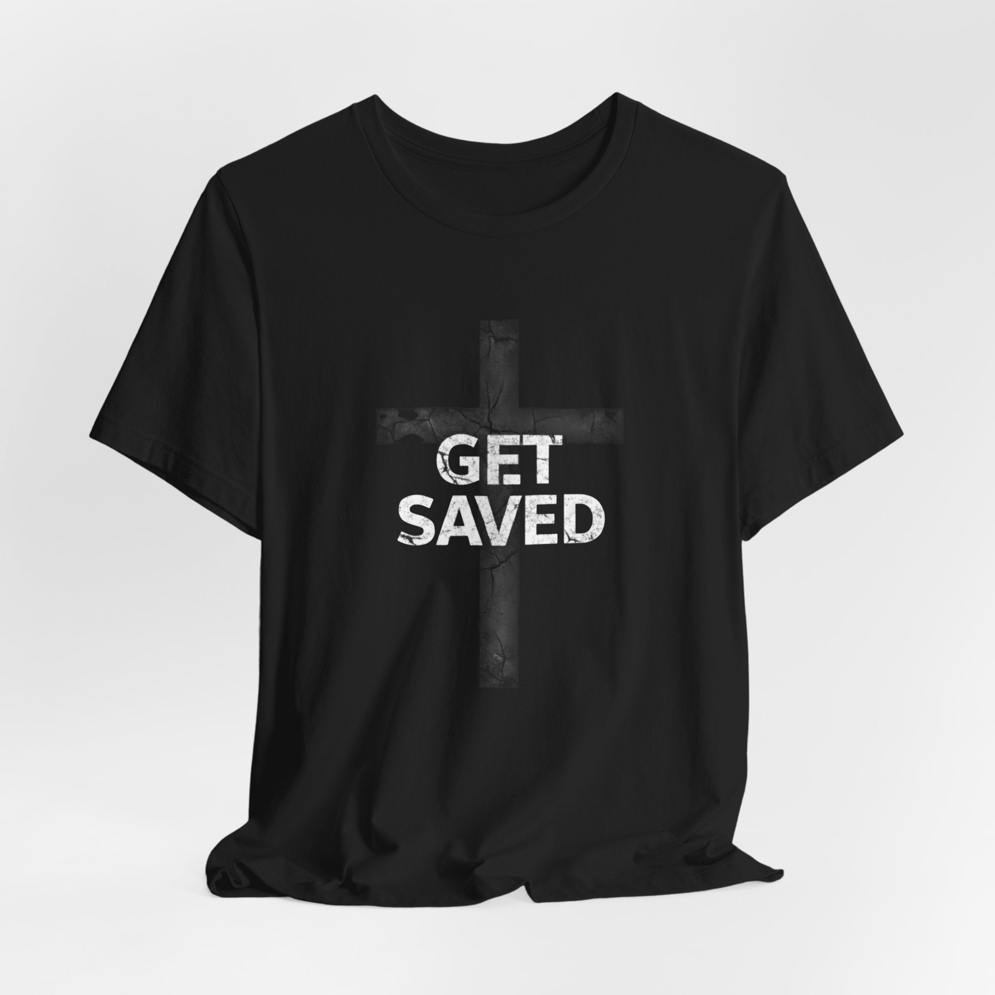 'Get Saved' Distressed Faith Tee