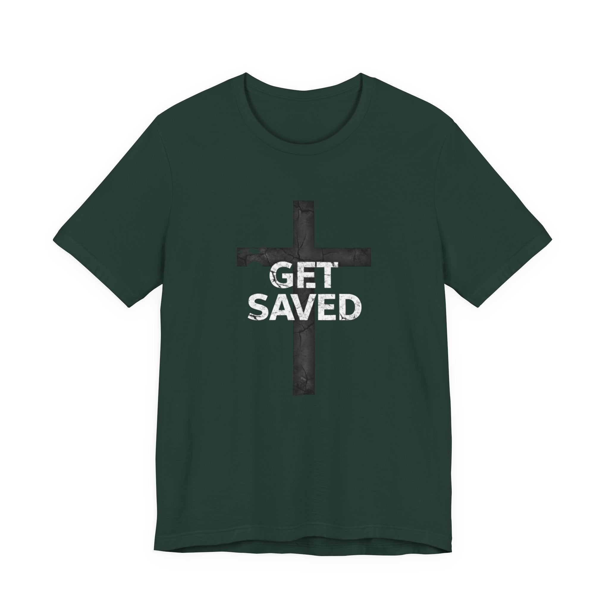 'Get Saved' Distressed Faith Tee