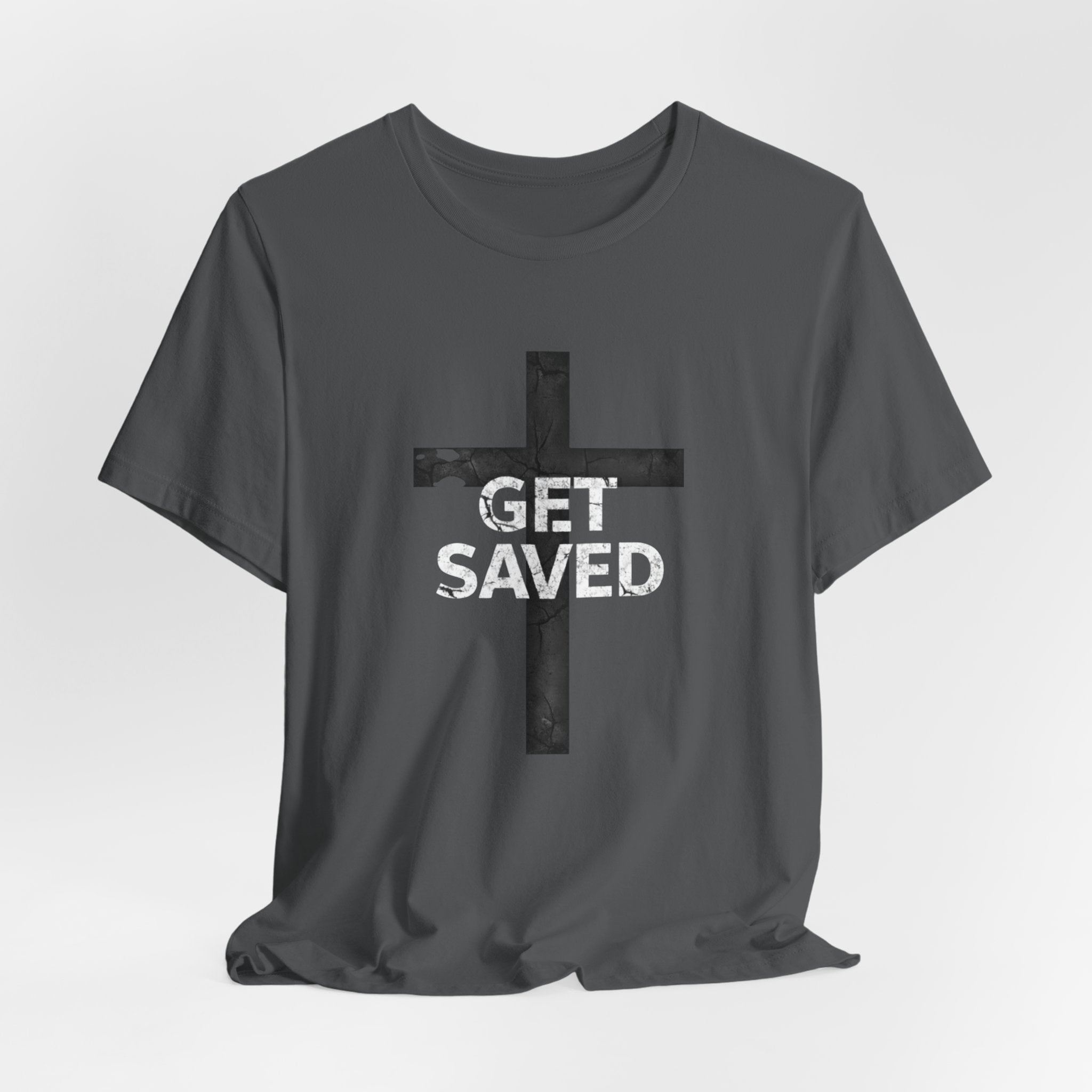 'Get Saved' Distressed Faith Tee