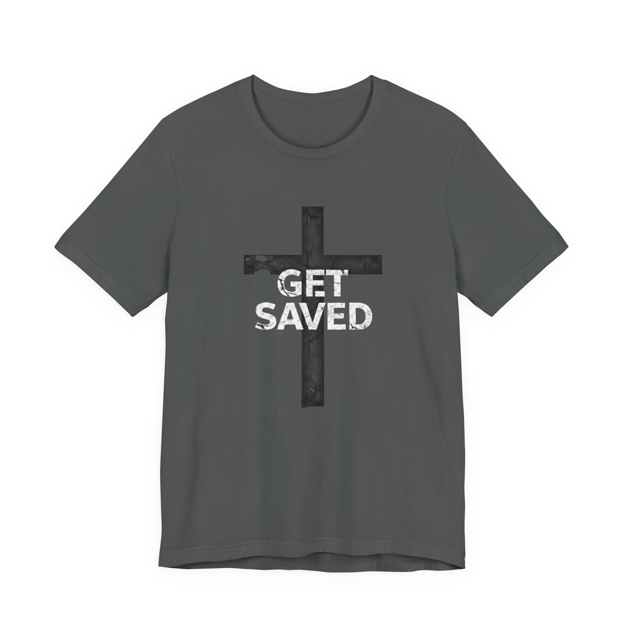 'Get Saved' Distressed Faith Tee