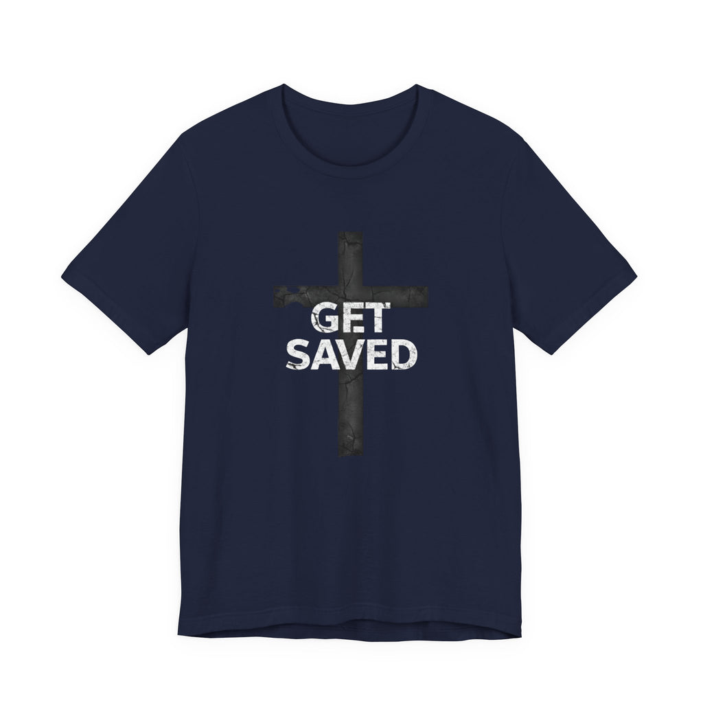 'Get Saved' Distressed Faith Tee