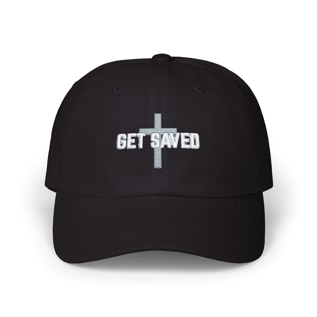 Get Saved Cross Dad Cap – Christian Baseball Hat